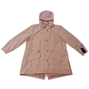 Women's London Fog Cherry Blossom Hooded Anorak Coat